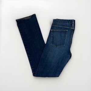 J. CREW Womens Jeans Size 28 Reg MATCHSTICK Med Wash Straight Leg Stretch